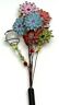 049-ny4 Iwgac Glow In The Dark Flower Garden Stake Assorted Styles