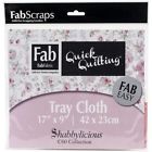 0499991725557 Fabscraps Shabbylicious-tray Cloth 17 X9 0499991725557 Fabscraps Shabbylicious-tray Cloth 17 X9