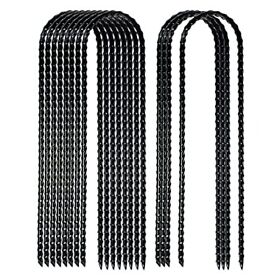 10 Inches Garden Stakes Rebar Landscape Staples 6 Pcs U-type Tent 10 Inches Garden Stakes Rebar Landscape Staples 6 Pcs U-type Tent