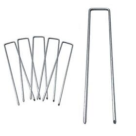 100 Pack 6 Inch Garden Stakes Galvanized Landscape Staples Heavy Duty Sod Pins F