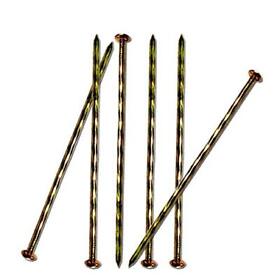 140 Pcs 6inch Landscape Stakes Spiral Metal Galvanized Spikes Garden N