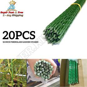 Gh07 18inch Fiberglass Garden Stakes Tomato Multipurpose Universal Use No Break Gh07 18inch Fiberglass Garden Stakes Tomato Multipurpose Universal Use No Break