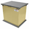 453-001-8001 Tuffboxx Tuff Boxx Bruin Compact Storage Bin Beige 777094011013