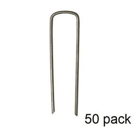 8450 50 Pack 4inch Steel Staple Landscape Pin Sod Fabric Stake Fastener Anchor Usa Made