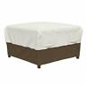 55-386-016201-11 Velutreh Products Uv Resistant Patio Ottoman Cover With Straps