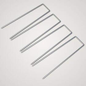 6 Inches Galvanized Steel Pins Anti Rust Sod Staple Stakes 100 Package Heavy Dut 6 Inches Galvanized Steel Pins Anti Rust Sod Staple Stakes 100 Package Heavy Dut