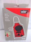 6476 Weber Red Apron Grilling Outdoors