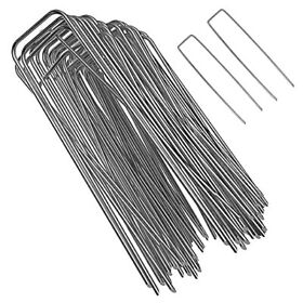 70 Pcs 6inch Galvanized Garden Landscape Sod Staples Heavy Duty Stakes An 70 Pcs 6inch Galvanized Garden Landscape Sod Staples Heavy Duty Stakes An