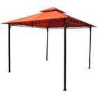 Yf-3136b-tc 700493383511 International Caravan Square Vented Canopy Gazebo Terra Cotta