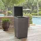Co7301-wg 710244214377 Crosley Furniture Palm Harbor Outdoor Wicker Trash Bin