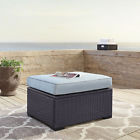 Ko70127br-mi 710244215930 Crosley Furniture Biscayne Ottoman With Mist Cushions