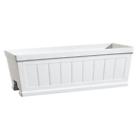 Hd1116-089 858957005346 Unbranded Hanover White Resin Beadboard Deck Rail Planter