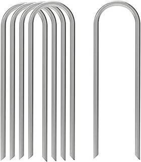 Aagut 445005993934 12 Inch Garden Stakes 50 Pcs Fence Ground Stake Heavy Duty Yard Landscape