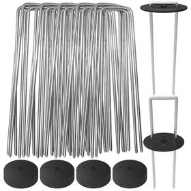 Aagut Staples-p6 50 Pack Landscape Staples With 6ftft X 50pcs-11ga Gaskets Rose