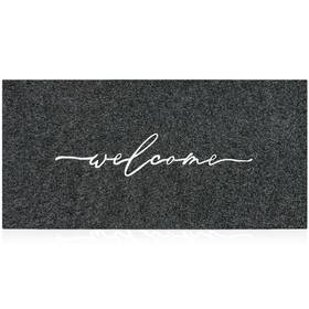 B0b1prk1kd Aazzkang 18 Inch X48 Welcome Mat Outdoor Large Non-slip Rubber Backing Entry Rug