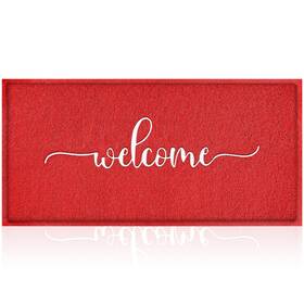 B0c69dx467 Aazzkang Red Door Mat Large 48 Inch X18 With Non Slip Rubber Backing Outside Inside B0c69dx467 Aazzkang Red Door Mat Large 48 Inch X18 With Non Slip Rubber Backing Outside Inside