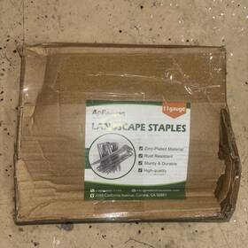 Wp3401501 Adfabric 11 Gauge Heavy Duty U-shaped Landscaping Staples Box Of 100