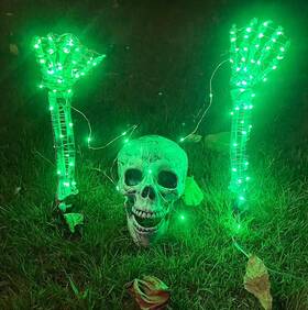 Asklfg01 Aiseno Realistic Skeleton Stakes Lighted Set Halloween Decorations For Gray Asklfg01 Aiseno Realistic Skeleton Stakes Lighted Set Halloween Decorations For Gray