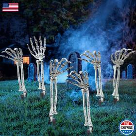 B0d49sm8wq Aiseno 6pc Realistic Skeleton Arm Stakes Halloween Decorations For Lawn Yard B0d49sm8wq Aiseno 6pc Realistic Skeleton Arm Stakes Halloween Decorations For Lawn Yard