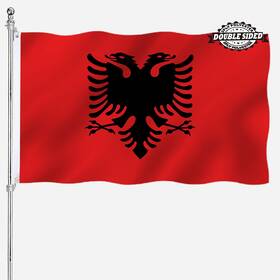 B0bkgbstk6 Ajjsue Albania Albanian Flag 3x5 Ft Double Sided Outdoor Heavy Duty National Country B0bkgbstk6 Ajjsue Albania Albanian Flag 3x5 Ft Double Sided Outdoor Heavy Duty National Country