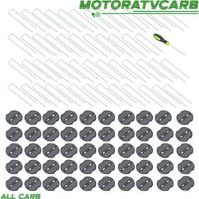 Esl1743300 All-carb 6 Inch Adjustable Width Landscape Staples Stakes With Sharp Edges 50 Pack Esl1743300 All-carb 6 Inch Adjustable Width Landscape Staples Stakes With Sharp Edges 50 Pack