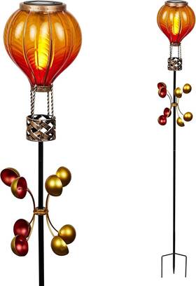 Rgg1004slr Alpine Corporation Hot Air Balloon Spinning Garden Led Lights Solar Rgg1004slr Alpine Corporation Hot Air Balloon Spinning Garden Led Lights Solar