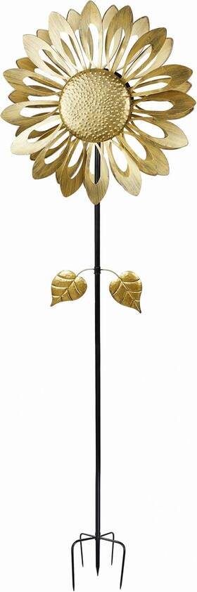 Sll2660yl Alpine Corporation 85 Inch Sunflower Kinetic Wind Spinner Stake Gold Sll2660yl Alpine Corporation 85 Inch Sunflower Kinetic Wind Spinner Stake Gold