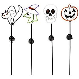 Rgg360a Alpine Halloween Solar Garden Stake Assorted Colors Pack Of 12 Rgg360a Alpine Halloween Solar Garden Stake Assorted Colors Pack Of 12