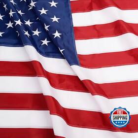 B011tp3gci Anley Everstrong Us Flag 5x8 Ft Heavy Duty - Embroidered Stars And Sewn Stripes