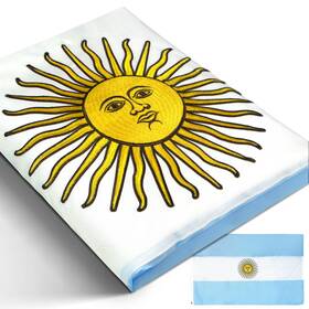 B0ccngk849 Anley Everstrong Argentina Flag 3x5 Ft Heavy Duty Embroidered Sewn