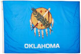 B0018zr2fm Annin Flagmakers Oklahoma State Flag Usa-made To Official Design Specifica