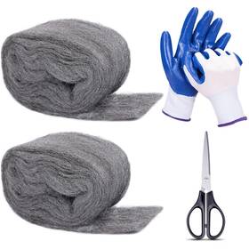 A-0029-2s Apalie 2pack Steel Wool For Mice Control 3.2 Inch X10.5 Ft Gap Filler Home And G A-0029-2s Apalie 2pack Steel Wool For Mice Control 3.2 Inch X10.5 Ft Gap Filler Home And G