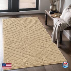 B0cp2k2szx Arogan Washable Indoor Door Mat Low Profile Chenille Entry Rug For House