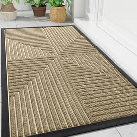 B0czp155l5 Arotive Front Door Mat Indoor Outdoor Entrance Heavy Duty Non-slip Rubber Doorma