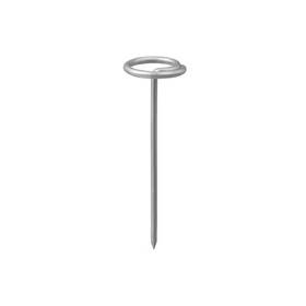 Ashman Online 445036752760 6-inch Circle Top Pins-landscape Staples Galvanized - 500 Pins
