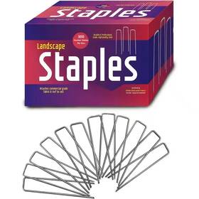 Ashman Online 705353369872 300-count Galvanized Garden Stakes Landscape Staples And Fence Sod Staple
