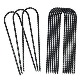 Atnkey 732694591112 10 Inch X2 Trampolines Wind Stakes Heavy Duty U Shape Galvanized Steel 12 Atnkey 732694591112 10 Inch X2 Trampolines Wind Stakes Heavy Duty U Shape Galvanized Steel 12