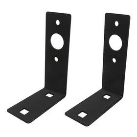 Automotive Authority Llc 810132348440 Trailer Light Mounting L Shaped Bracket Heavy Duty Black Powder-coated 2 Pack