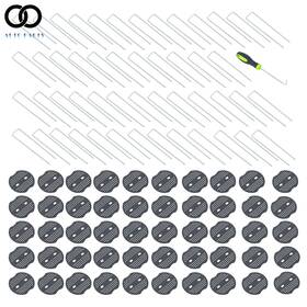 Apo309912 Autoooparts 50 Pack Landscape Staples With Gasket Washer Caps 6 Inch Vapor Barrier Stakes Apo309912 Autoooparts 50 Pack Landscape Staples With Gasket Washer Caps 6 Inch Vapor Barrier Stakes