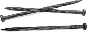 Baolong 732767646138 Landscape Edging Stakes 8inch Plastic Anchoring Spikes Spiral Nylon Black Baolong 732767646138 Landscape Edging Stakes 8inch Plastic Anchoring Spikes Spiral Nylon Black