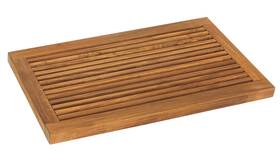 B00j8u180o Bare Decor Dasha Teak Wood Spa Shower/door Mat 31.5 Inch X17.75