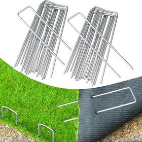 Bebekula Stake1226 50 Pack 6 Inch Garden Stakes Galvanized Inch-50packs Sliver
