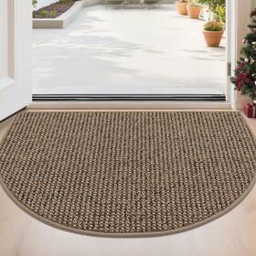 B0fmrfyvnm Beqhause Dirt Trapper Door Mat 24x36 Non-slip Washable Entrance Rug Taupe