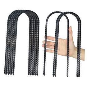 Bestsunn 711523425507 12 Pack Trampolines Wind Stakes 12-inch Extra Heavy Duty U Shaped Coated