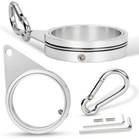 B0dglmbslg Bonwin 2 Inch Large Flag Pole Rings Pcs Aluminum Alloy 360 Rotating Swivels