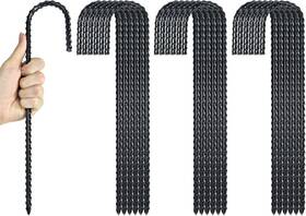 Dt19 Brand Dtanx 12 Inch Rebar Stakes Heavy Duty J Hook Coated Steel Ground Tent Black Dt19 Brand Dtanx 12 Inch Rebar Stakes Heavy Duty J Hook Coated Steel Ground Tent Black
