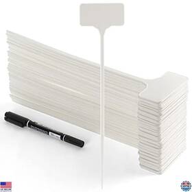 B09krmh6g5 Brand Gufjuch Waterproof Garden Markers - 50pcs 11 Inch Plastic Plant Id Tags For Veggies And Herbs