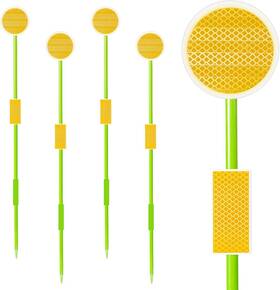 Brand Lomnyiy 605182615464 Driveway Markers Reflectors Professional Reflective 4 Pack