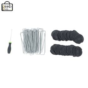 2246862 Brandbager 50 Pcs 6in High Quality Galvanized Landscape Pins Staples With Gasket Washer Caps 2246862 Brandbager 50 Pcs 6in High Quality Galvanized Landscape Pins Staples With Gasket Washer Caps