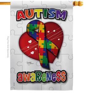 B00hugs6cq Breeze Decor Autism Awareness Gifts Tapestry Indoor Banner Room Wall Hanging Art
